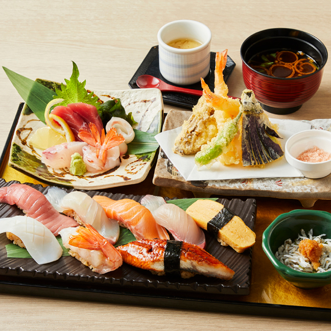 9階 レストラン 「超速鮮魚寿司 羽田市場」〈特別メニュー〉彩り御膳